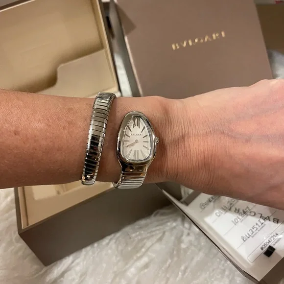 BVLGARI Tubogas Serpenti Stainless Steel Watch - Picture 3 of 11